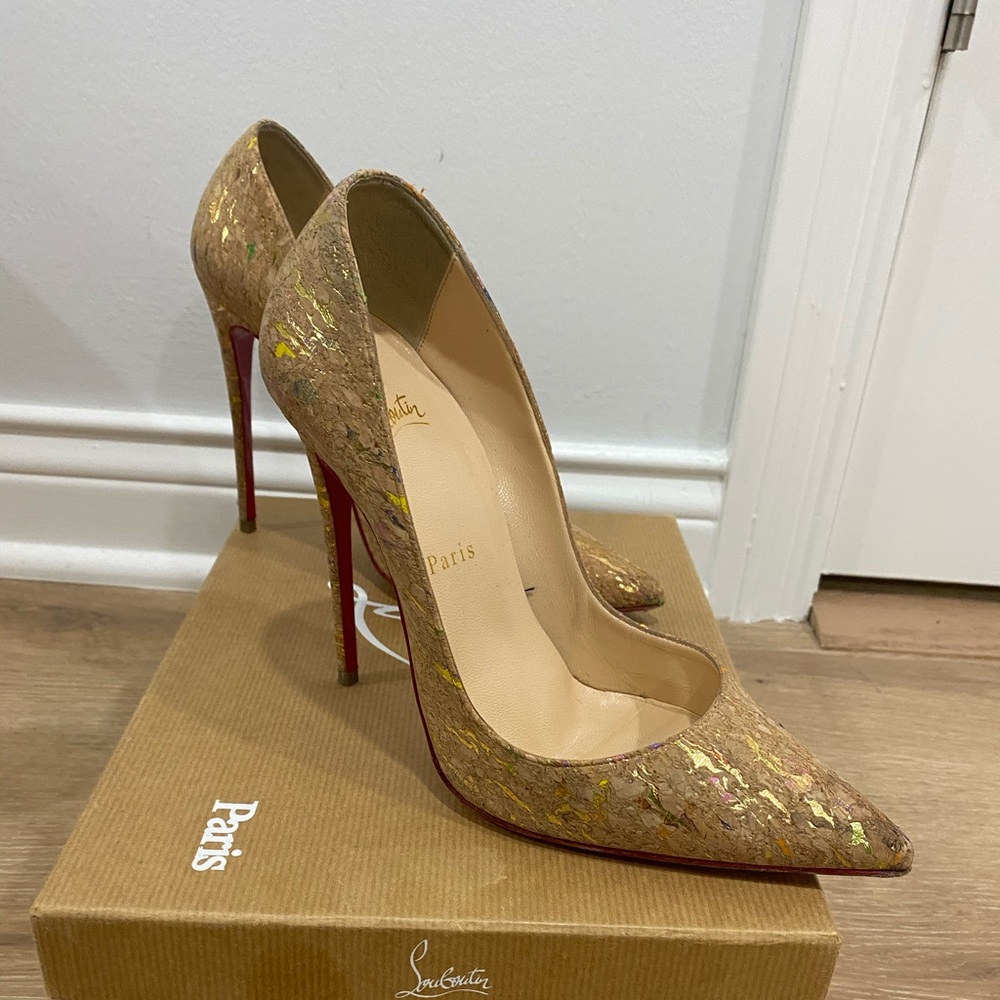 Christian Louboutin So Kate 120 mm Liege Lame